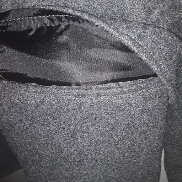 GAP NWT Gray Trench Coat Size XL - Picture 6 of 8